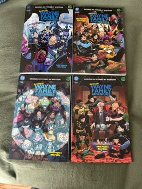 DC Comics Wayne Family Adventures Blue and Yellow Graphic Novels Editions 2  to